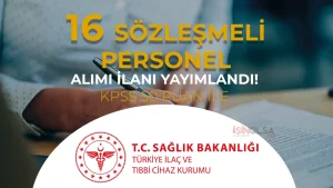 Sağlık Bakanlığı TİTCK 16 Sözleşmeli Personel Alımı Yapacak
