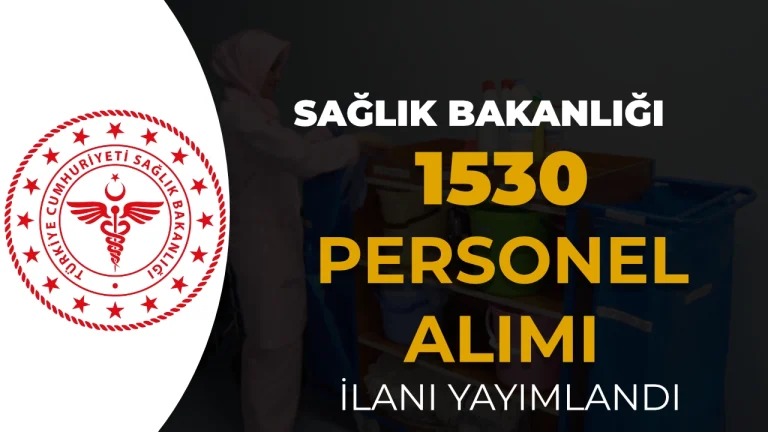 Sağlık Bakanlığı Van'da 1530 İUP Personel Alımı İlanı Yayımlandı!