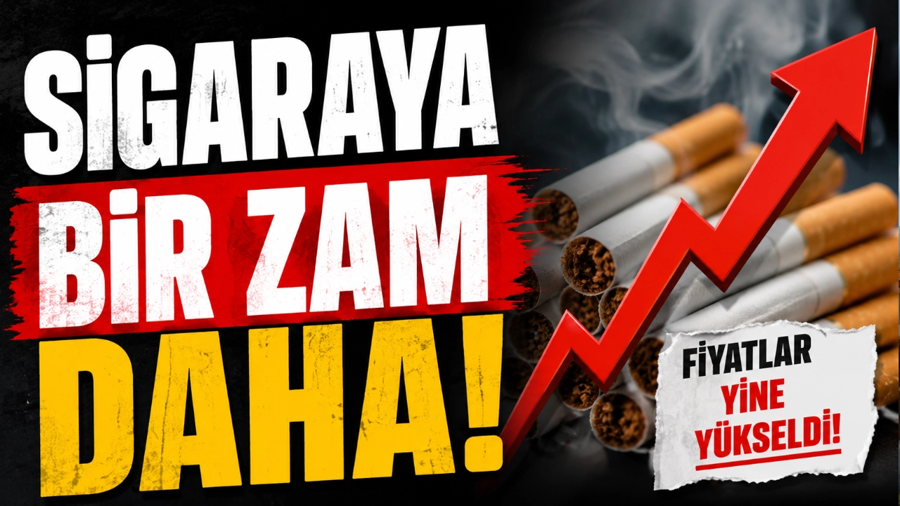 Sigaraya Bir Zam Daha! Fiyatlar 120 TL'ye Kadar Yükseldi