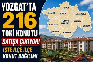 Yozgat’ta 216 TOKİ Konutu Satışa Çıkıyor! İşte İlçe İlçe Konut Dağılımı