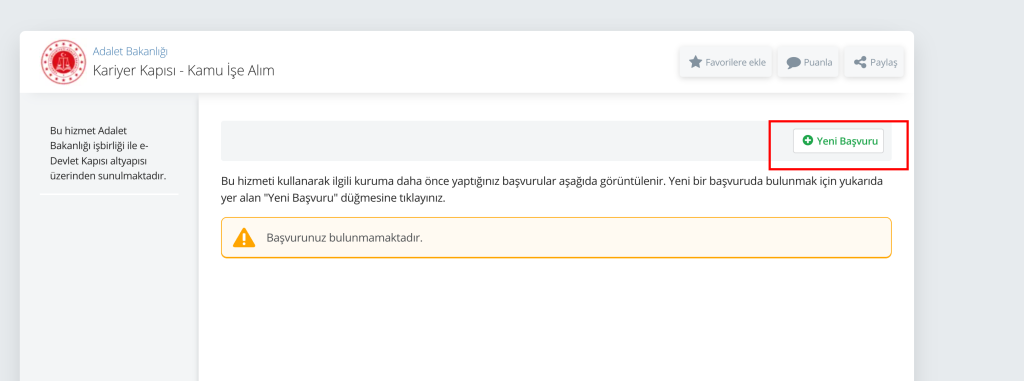 Adalet Bakanlığı 15 Bin Personel Alımı Başvuruları Bugün Başladı: Kariyer Kapısı'nda Adım Adım Başvuru 1 adalet basvuru 1