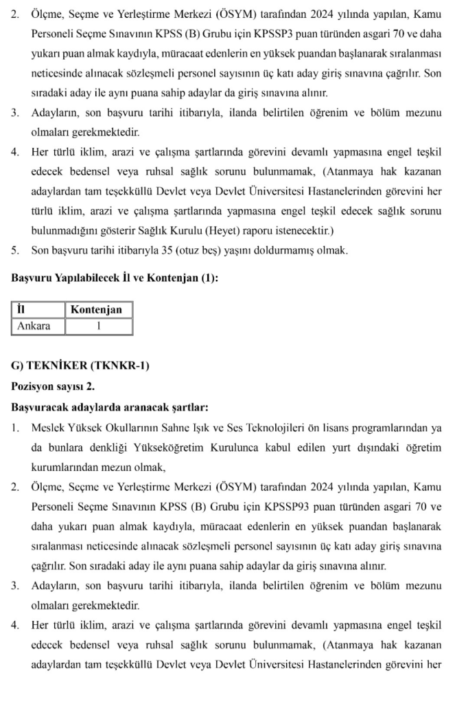 Kültür Bakanlığı 569 Sözleşmeli Personel Alacak! En az lise ve 60 KPSS 13 image 17