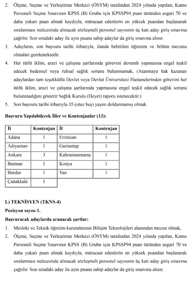 Kültür Bakanlığı 569 Sözleşmeli Personel Alacak! En az lise ve 60 KPSS 18 image 22