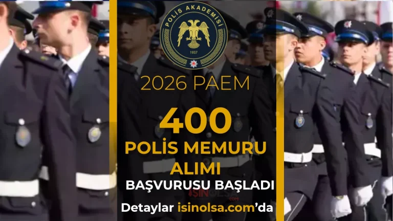 10. Dönem İlk Derece Amirlik Eğitimi İçin 400 Polis Memuru Alımında Başvurular Başladı