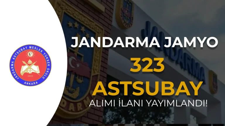JAMYO  323 Astsubay Öğrenci Alınacak: Başvurular Başladı