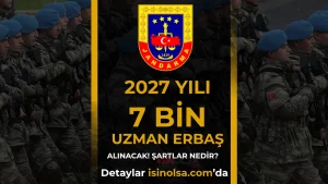 Jandarma 2027 Yılı 7 Bin Uzman Erbaş Alacak! Şartlar ve Kontenjanlar