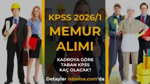 KPSS 2026/1 Kontenjana Göre Taban Puanlar Ne Olacak? Lise, Ön Lisans ve Lisans