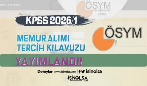 KPSS 2026/1 Tercih Kılavuzu Yayımlandı!