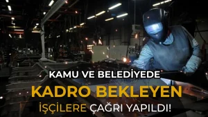 Kamuda ve Belediyede Kadro Bekleyen İşçilere Yeni Çağrı