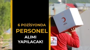 Kızılay 6 Pozisyonda Personel Alımı İlanları Yayımladı