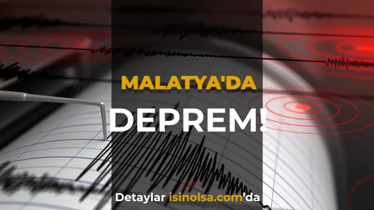 Malatya Battalgazi’de 5.0 Büyüklüğünde Deprem