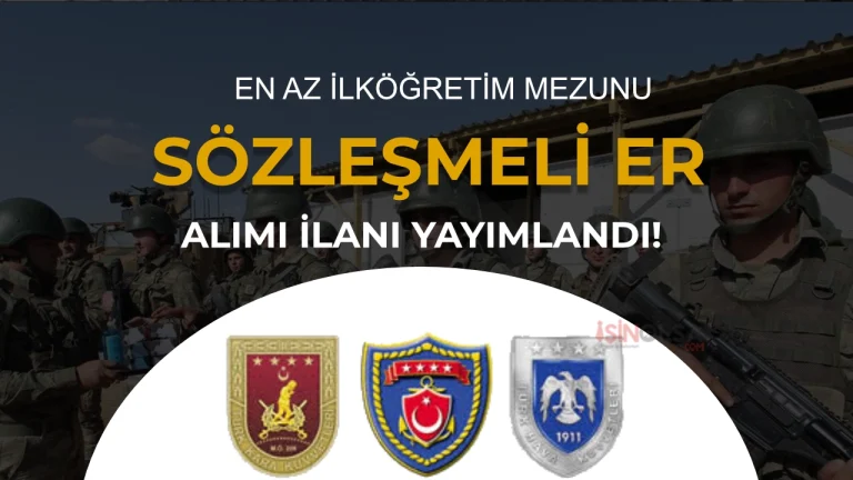 MSB 2026/2 Sözleşmeli Er Alımı: Kara, Deniz, Hava Kuvvetleri