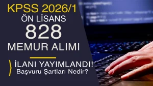 Ön Lisans Mezunu KPSS 2026/1 Tercih Kılavuzu ile 828 Memur Alımı Kontenjan ve Kurum Listesi