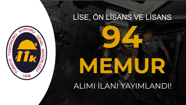 TTK KPSS 2026/1 ile 94 Memur Alımı: Başvuru Şartları, Nitelik Kodları ve Kadro Rehberi