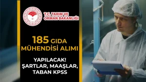 Tarım Bakanlığı 185 Gıda Mühendisi Alımı: Şartlar, Maaş ve Taban Puan