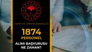 Tarim Bakanligi 1874 Personel Alimi Ilani Bu Hafta mi Cikiyor