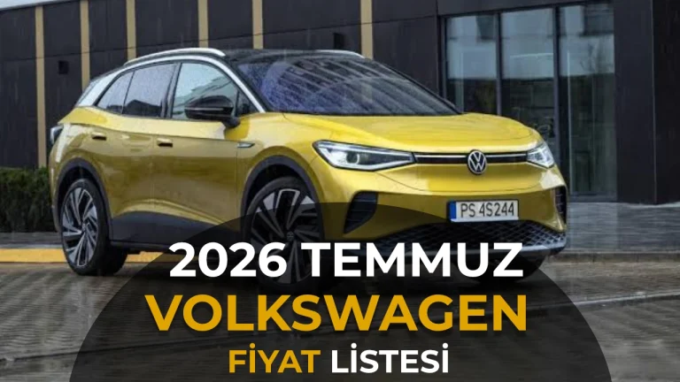 Volkswagen Temmuz 2026 Fiyat Listesi: Taigo 2.165.000 TL'den Başlıyor
