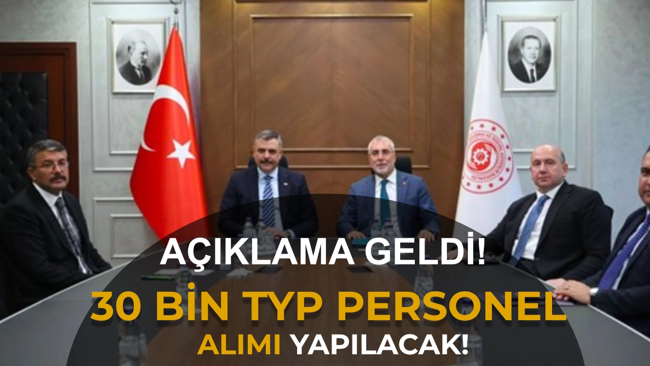 81 İlde 30 Bin TYP Personel Alımı Yapılacak- Kontenjan ve Şartlar Nelerdir