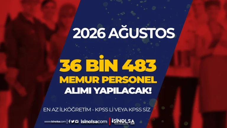 AGUSTOS AYI KAMUYA MEMUR PERSONEL ALIMI