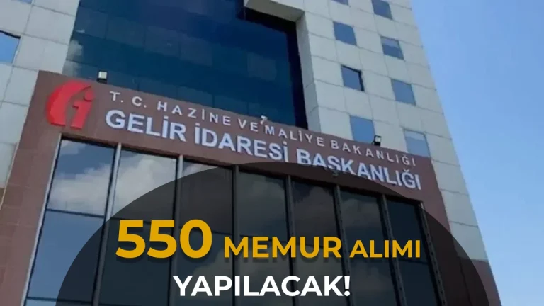 Gelir İdaresi Başkanlığı 550 Personel Alacak: Şartlar Belli Oldu