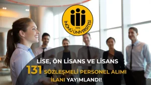 İnönü Üniversitesi 131 Sözleşmeli Personel Alımı Yapacak!