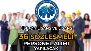 Karamanoglu Mehmetbey Universitesi 36 Sozlesmeli Personel Alimi Yapacak 1