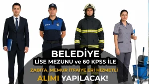 Köseli Belediyesi Memur, Zabıta ve İtfaiye Eri Alacak: En Az Lise ve 60 KPSS İle
