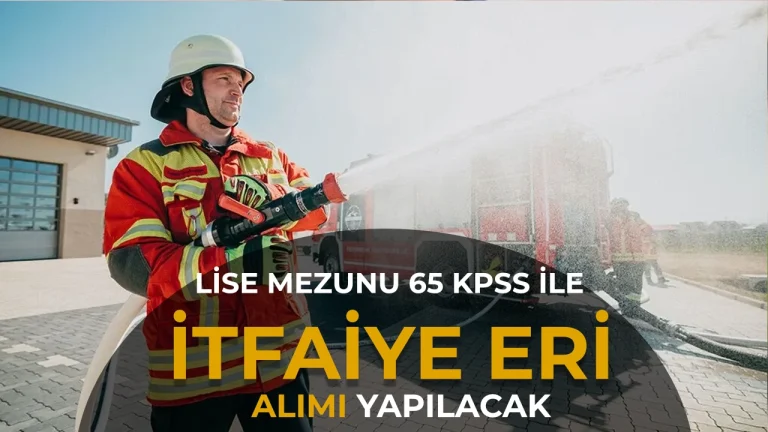 Mucur Belediyesi 2 İtfaiye Eri Alıyor: 65 KPSS ve Lise Mezunu