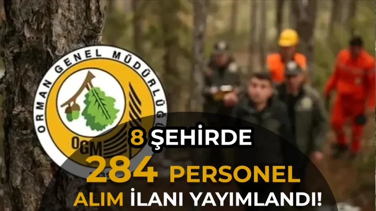 OGM 8 İlde 284 Personel Alımı İlanı Yayımladı! KPSS Şartı Yok