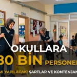 MEB Okullara 80 Bin Personel Alımı Yapacak!