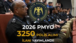 2026 PMYO 3250 Polis Alımı Yapılacak!