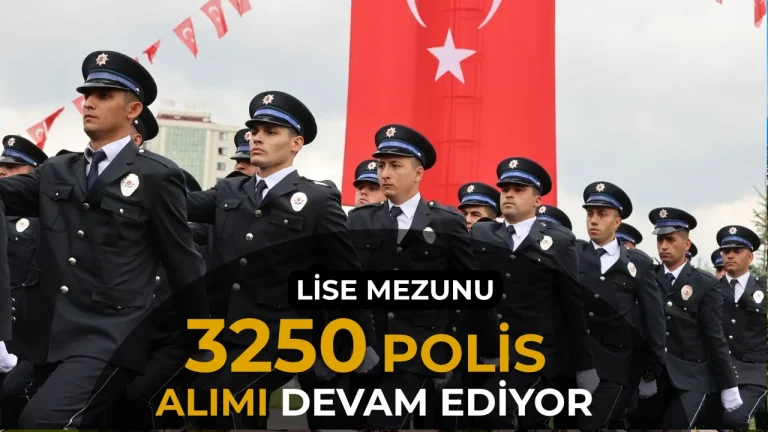 PMYO 3250 Polis Alımı Başvuruları Devam Ediyor: Son 2 Gün
