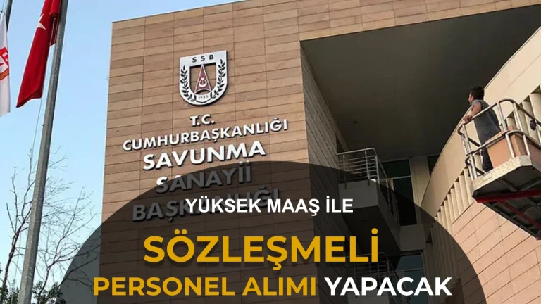 Savunma Sanayii Başkanlığı 13 Bilişim Personeli Alımı Yapıyor