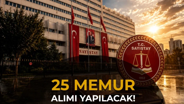 Sayıştay 25 Memur Alımında Başvuruları Ne Zaman?