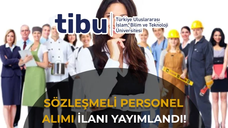 TIBU 3 Sozlesmeli Personel Alacak