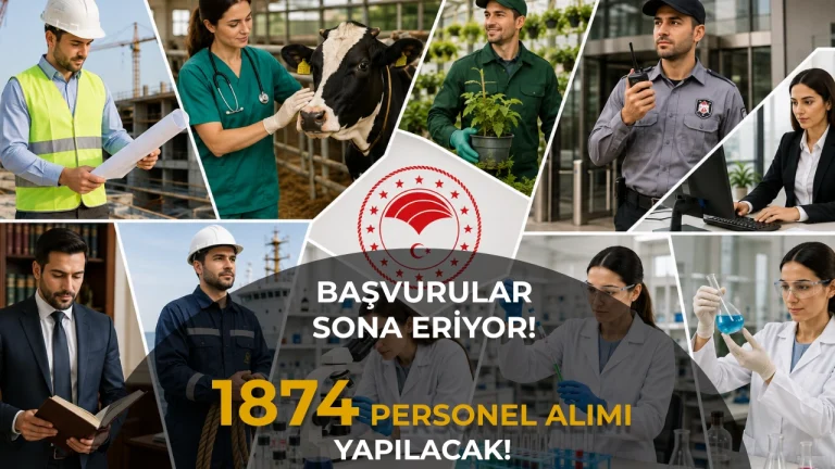 Tarım Bakanlığı 1874 Personel Alımı Sona Eriyor: Sonuçlar ve Taban KPSS Ne Zaman?