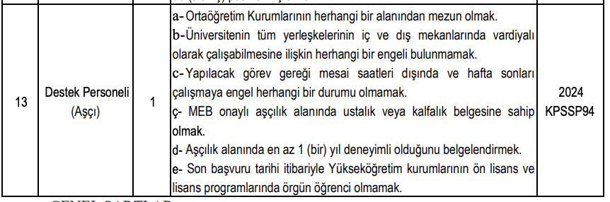 İnönü Üniversitesi 131 Sözleşmeli Personel Alımı Yapacak! 8 image 16