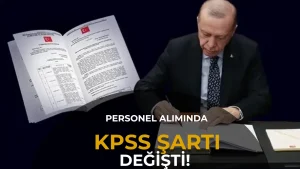 Cumhurbaşkanlığı Devlet Arşivleri Personel Alımında KPSS Şartı Değişti!