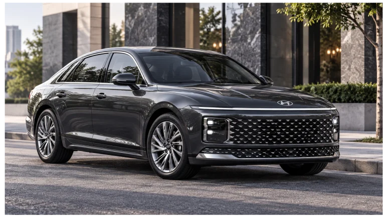 5 Metrelik Sedan 5,4 Litre Tüketiyor! Hyundai Grandeur Hybrid Yenilendi
