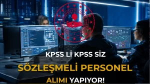 İçişleri Bakanlığı KPSS li KPSS siz Sözleşmeli 3 Bilişim Personeli Alınacak