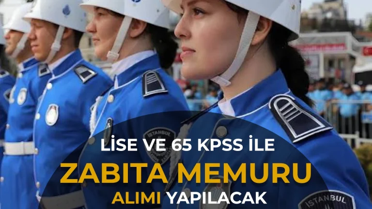 Şile Belediyesi Lise Mezunu 8 Zabıta Memuru Alacak! 65 KPSS ile Başvuru