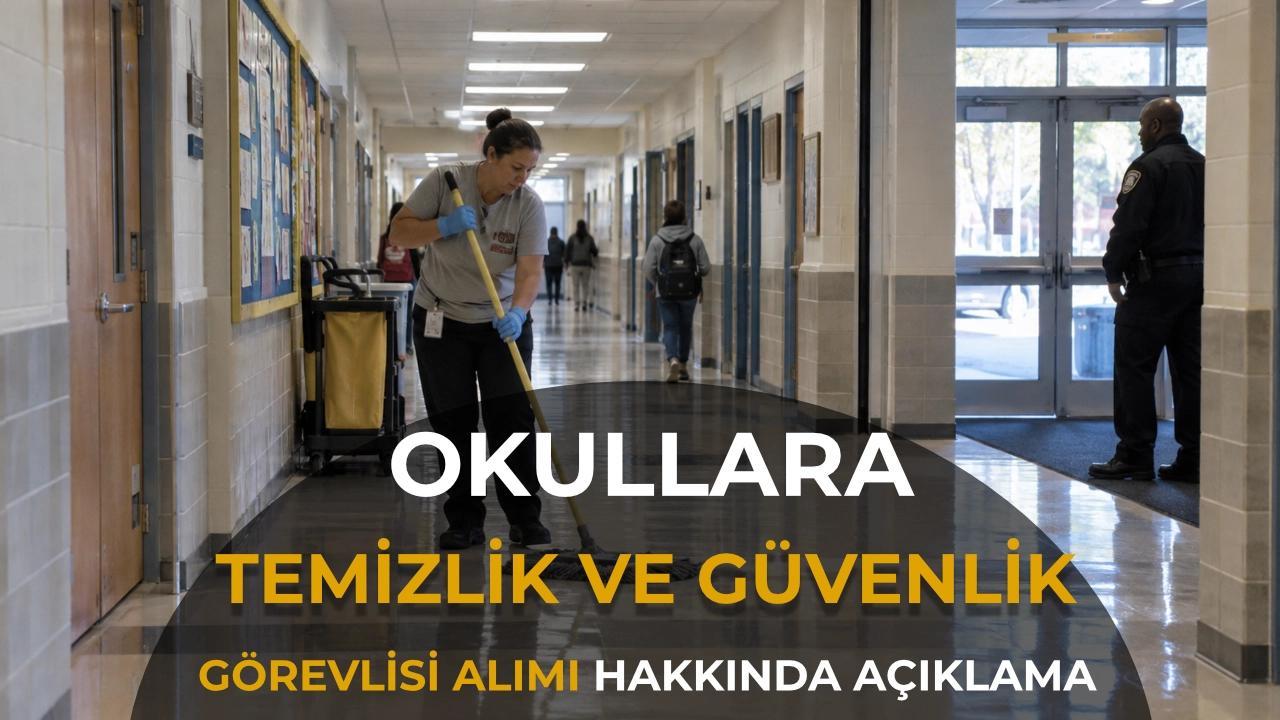 MEB Okullara Temizlik ve Güvenlik Alımında Şubat 2027’yi İşaret Etti! Başvuru Tarihi Henüz Açıklanmadı