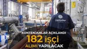 TÜRKŞEKER 182 İşçi Alıyor! 83 Sürekli İşçi ve 99 Özel Kontenjan İçin Başvurular Başladı