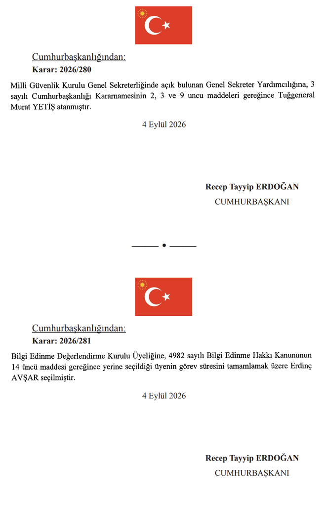 Resmî Gazete'de Büyük Atama Dalgası! 35 İlde Müftü Değişti, Bakanlıklara Yeni İsimler Atandı 4 image 15