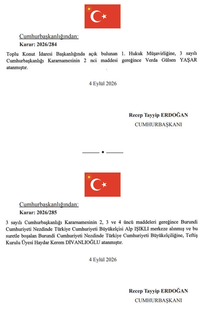 Resmî Gazete'de Büyük Atama Dalgası! 35 İlde Müftü Değişti, Bakanlıklara Yeni İsimler Atandı 6 image 17