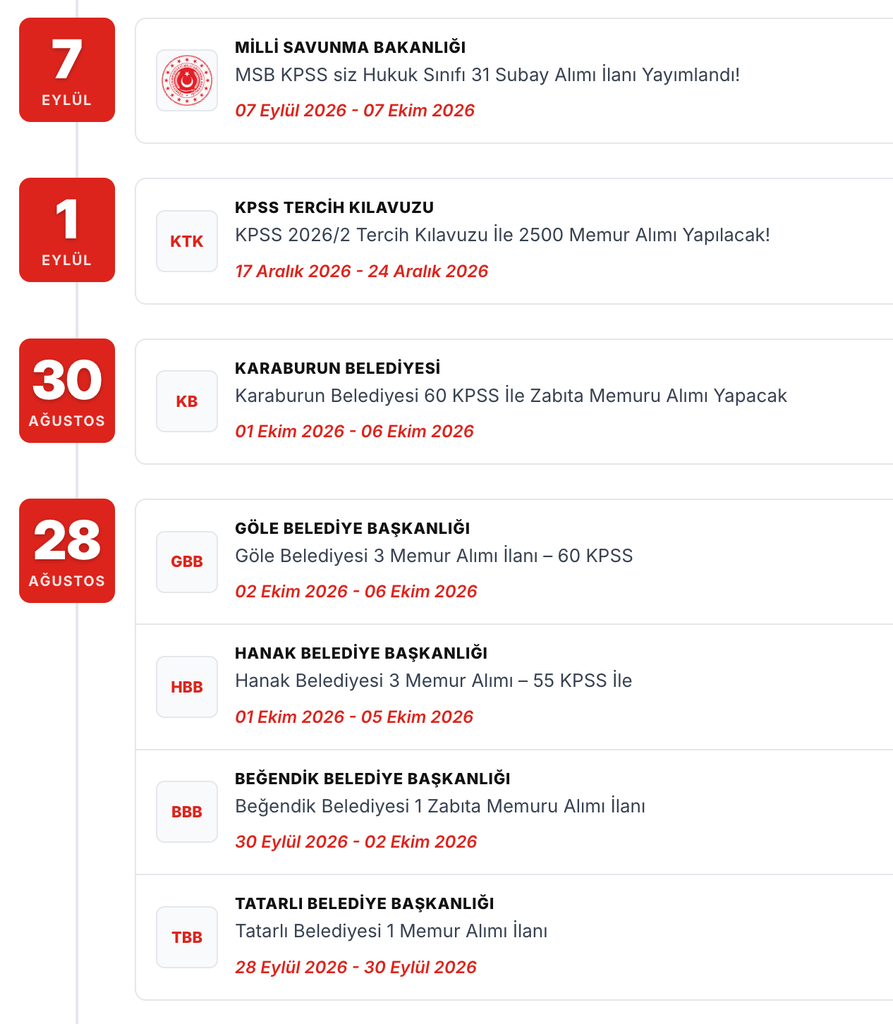 Kamuya 8 Bin 400 Memur ve Personel Alınıyor: KPSS'siz ve 50 KPSS ile Başvuru Fırsatı! 13 image 189