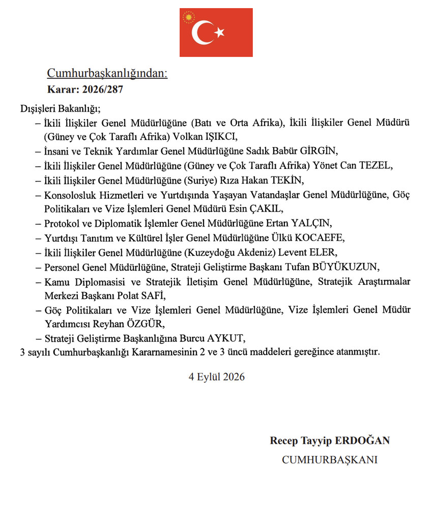 Resmî Gazete'de Büyük Atama Dalgası! 35 İlde Müftü Değişti, Bakanlıklara Yeni İsimler Atandı 8 image 19