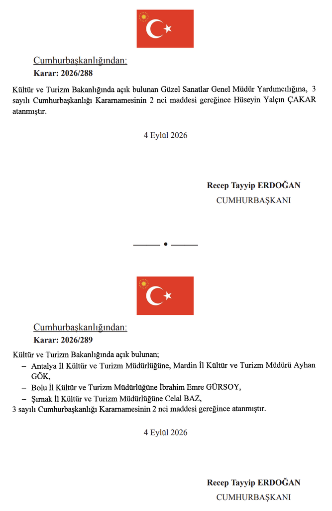 Resmî Gazete'de Büyük Atama Dalgası! 35 İlde Müftü Değişti, Bakanlıklara Yeni İsimler Atandı 9 image 20