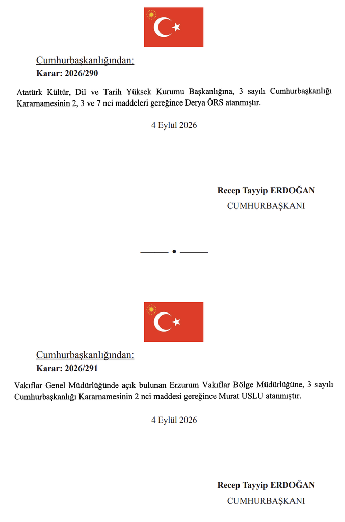 Resmî Gazete'de Büyük Atama Dalgası! 35 İlde Müftü Değişti, Bakanlıklara Yeni İsimler Atandı 10 image 21