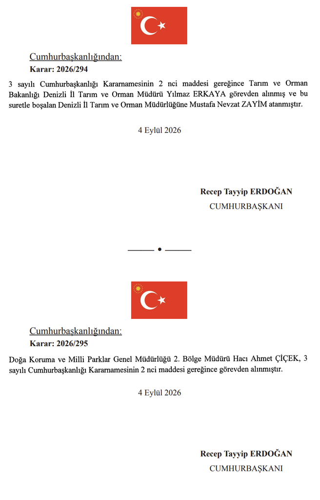 Resmî Gazete'de Büyük Atama Dalgası! 35 İlde Müftü Değişti, Bakanlıklara Yeni İsimler Atandı 12 image 23
